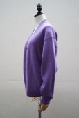 画像2:  AURALEE　<br />BABY CASHMERE KNIT CARDIGAN　<br />col. PURPLE (2)