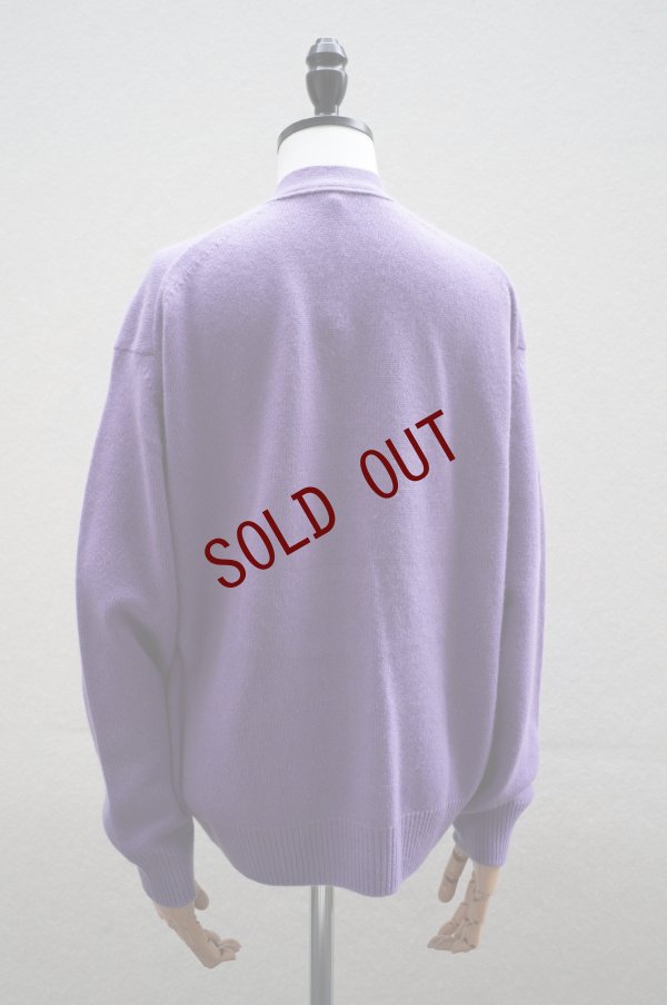 画像3: -50% AURALEE　 BABY CASHMERE KNIT CARDIGAN　 col. PURPLE