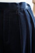 画像2: 10 HANDCRAFTED MODERN　<br />3TUCK WIDE PANTS　<br />col. NAVY (2)