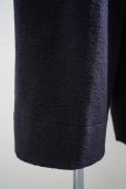 画像6: 10 HANDCRAFTED MODERN　 WAIST RIB KNIT 3TUCK WIDE PANTS　 col. BLACK×BLACK