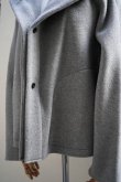 画像3: 10 HANDCRAFTED MODERN　 SUPER 140s SHORT HOOD COAT　 col. GRAY (3)