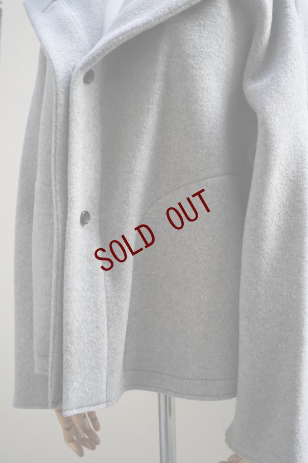 画像3: 10 HANDCRAFTED MODERN　 SUPER 140s SHORT HOOD COAT　 col. GRAY