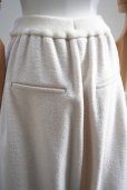 画像4: 10 HANDCRAFTED MODERN　 WAIST RIB KNIT 3TUCK WIDE PANTS　 col. BEIGE×WHITE