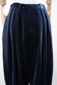 画像3: 10 HANDCRAFTED MODERN　<br />3TUCK WIDE PANTS　<br />col. NAVY (3)
