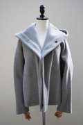 10 HANDCRAFTED MODERN　 SUPER 140s SHORT HOOD COAT　 col. GRAY