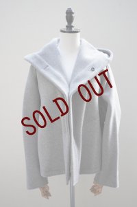 10 HANDCRAFTED MODERN　 SUPER 140s SHORT HOOD COAT　 col. GRAY