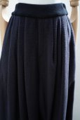 画像3: 10 HANDCRAFTED MODERN　 WAIST RIB KNIT 3TUCK WIDE PANTS　 col. BLACK×BLACK