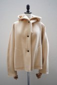 画像1: 10 HANDCRAFTED MODERN　<br />SUPER 140s SHORT HOOD COAT　<br />col. YELLOW (1)