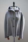 画像4: 10 HANDCRAFTED MODERN　 SUPER 140s SHORT HOOD COAT　 col. GRAY (4)