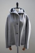 画像4: 10 HANDCRAFTED MODERN　 SUPER 140s SHORT HOOD COAT　 col. GRAY