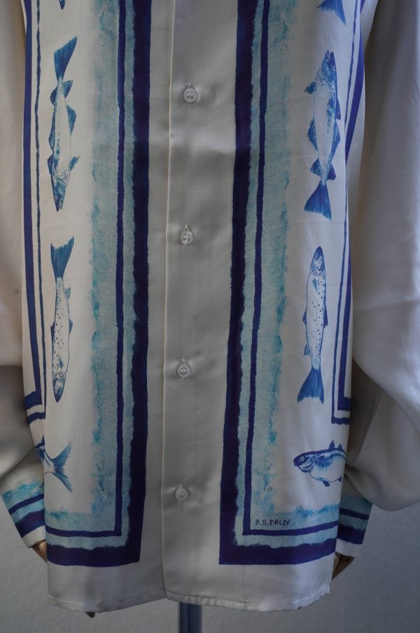 画像5: S.S.DALEY　 Elliot shirt　 col.Ivory/Blue