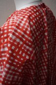 画像4: toogood　 THE POET TOP - PAINTED CHECK　  col.JAM