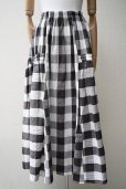 画像1: toogood　<br />THE HARVESTER SKIRT - TABLECLOTH GINGHAM　<br /> col.COFFEE (1)