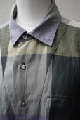 画像2: mister it.　<br />Amnaye-checked-mister it　<br />col. blue (2)