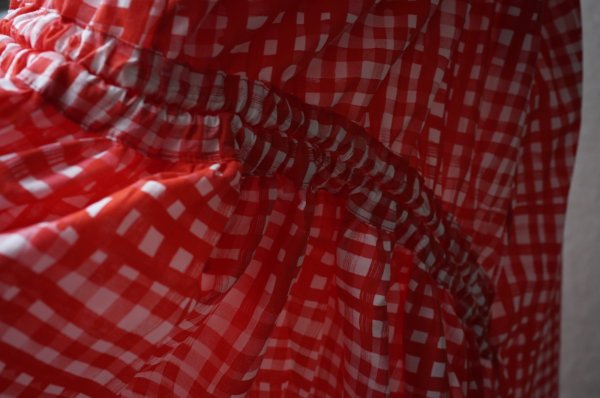 画像4: toogood　 THE HARVESTER SKIRT - PAINTED CHECK　  col.JAM
