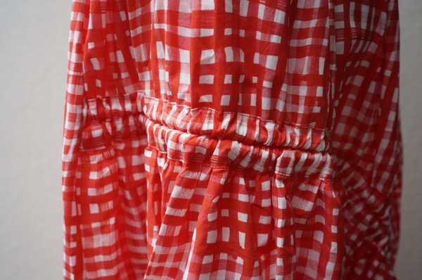 画像3: toogood　 THE HARVESTER SKIRT - PAINTED CHECK　  col.JAM
