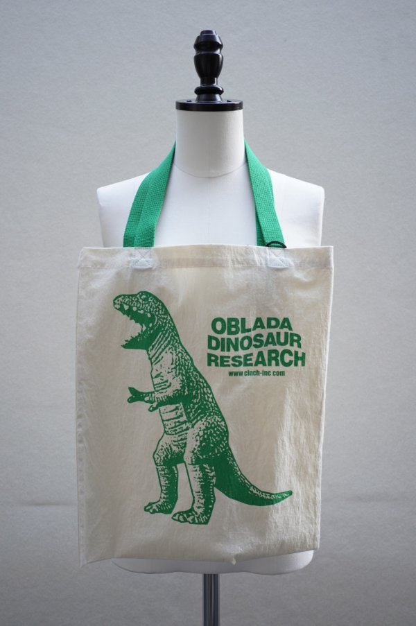 画像1: Oblada　 DINOSAUR TOTE　 col.GREEN (1)