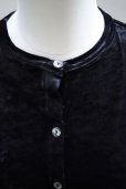 画像2: Oblada　<br>VELOR CARDIGAN　<br>col.BLACK (2)
