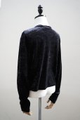 画像6: Oblada　 VELOR CARDIGAN　 col.BLACK