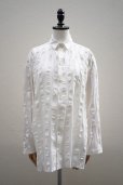 画像4: toogood　 THE DRAUGHTSMAN SHIRT - DASH PRINT VOILE　 col.CHALK