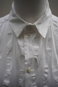 画像1: toogood　<br />THE DRAUGHTSMAN SHIRT - DASH PRINT VOILE　<br />col.CHALK (1)