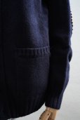 画像3: BLESS　 N°80 Pearlpad cardigan　 col.Navy/Brown