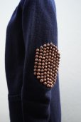 画像4: BLESS　 N°80 Pearlpad cardigan　 col.Navy/Brown
