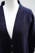 画像2: BLESS　<br />N°80 Pearlpad cardigan　<br />col.Navy/Brown (2)