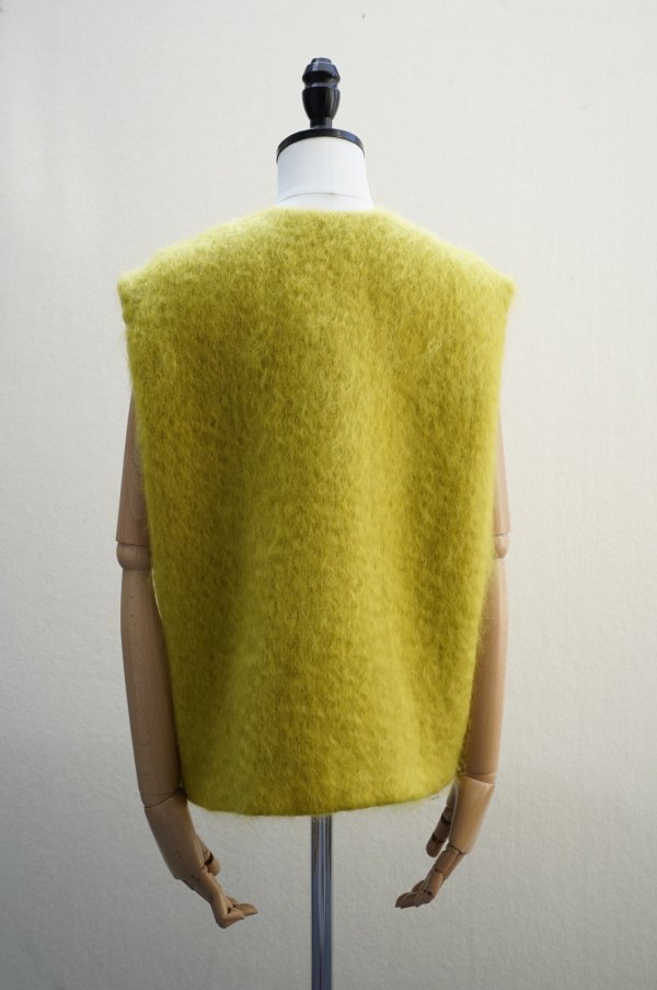 画像3: BOWTE　 UK FABRIC MOHAIR "WAY FRONT VEST　 col.AMBER