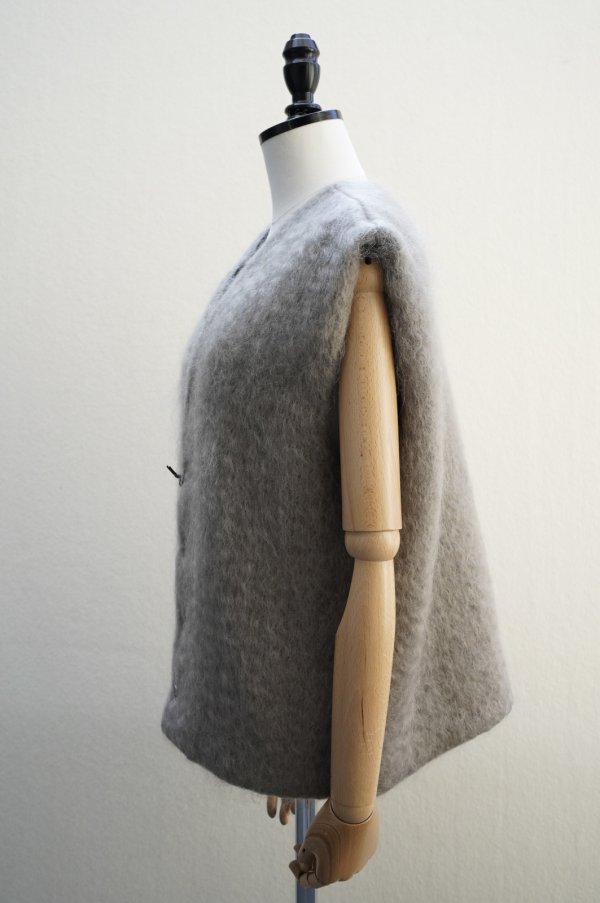 画像2: BOWTE　 UK FABRIC MOHAIR "WAY FRONT VEST　 col.DUSTY