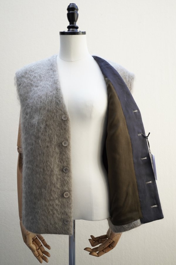 画像7: BOWTE　 UK FABRIC MOHAIR "WAY FRONT VEST　 col.DUSTY
