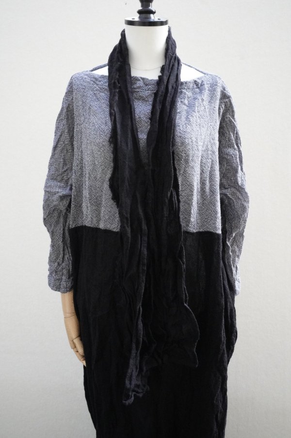 画像7: daniela gregis   abito dress lunedi stretto  cream navy / blue black