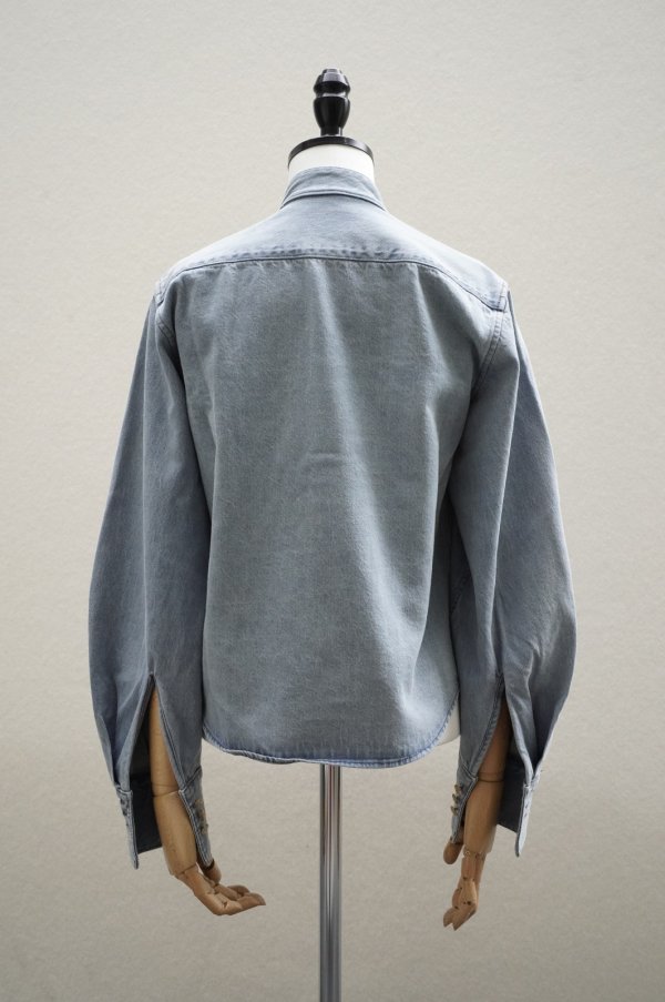 画像4: TANAKA　 DRESS SHIRT　 col.ASH BLUE