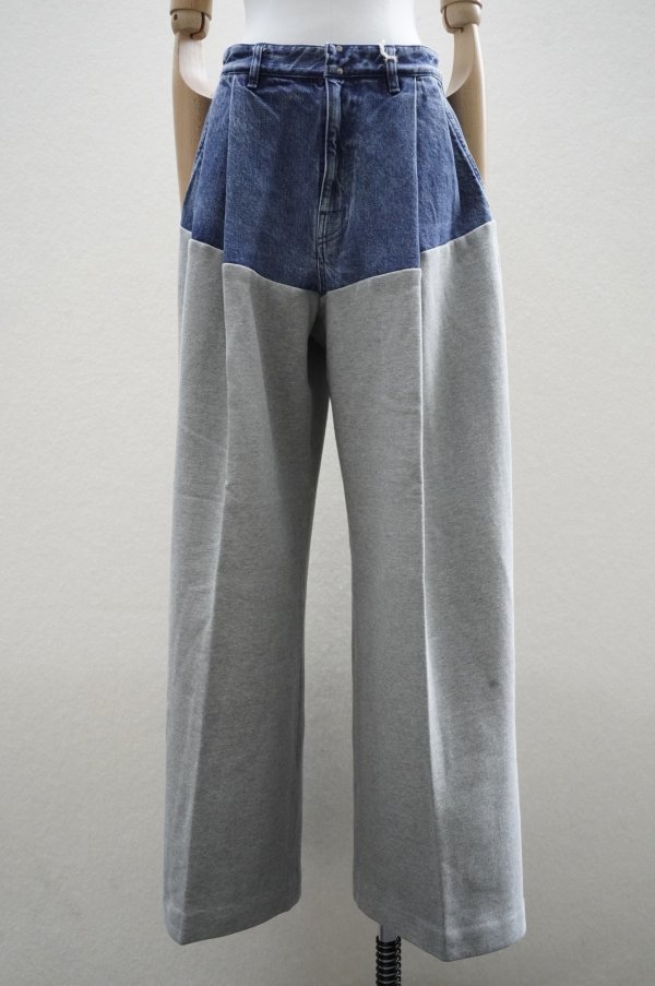 画像3: TANAKA　 COMBI WIDE TROUSERS　 col.HEATHER GRAY