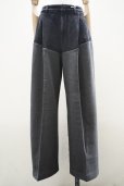 画像1: TANAKA　<br />COMBI WIDE TROUSERS　<br />col.CHARCOAL (1)