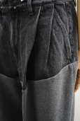 画像5: TANAKA　<br />COMBI WIDE TROUSERS　<br />col.CHARCOAL (5)