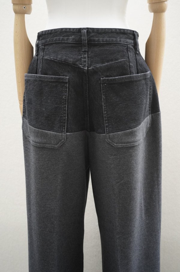 画像4: TANAKA　 COMBI WIDE TROUSERS　 col.CHARCOAL