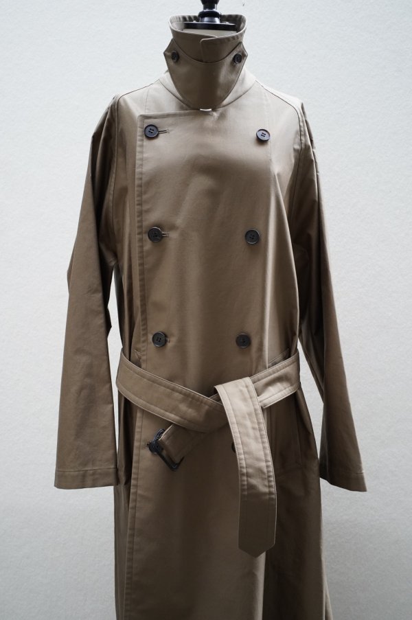 画像6: BOWTE　 TECHNICAL COTTON OVER SIZING UNLINED TRENCH COAT　 col.KHAKI