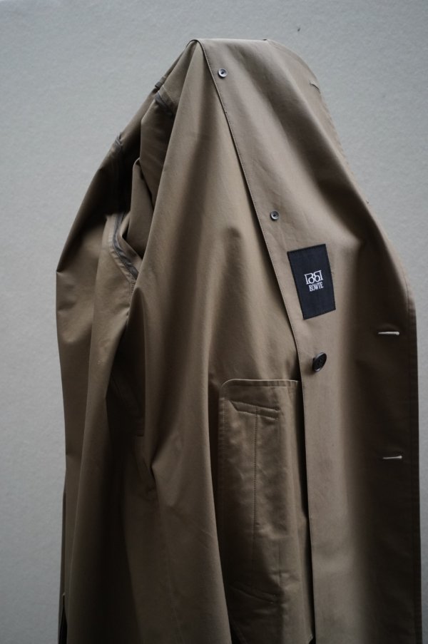 画像10: BOWTE　 TECHNICAL COTTON OVER SIZING UNLINED TRENCH COAT　 col.KHAKI