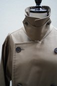 画像7: BOWTE　<br />TECHNICAL COTTON OVER SIZING UNLINED TRENCH COAT　<br />col.KHAKI (7)
