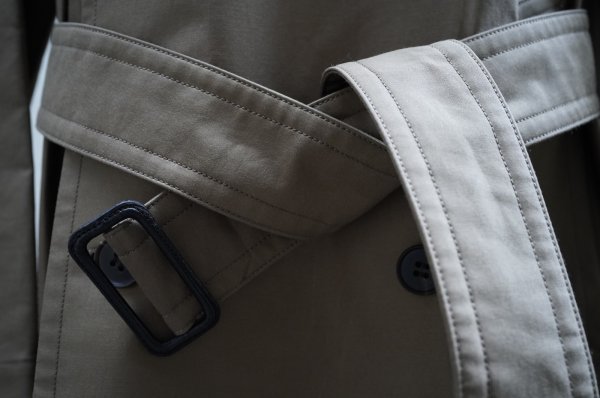 画像9: BOWTE　 TECHNICAL COTTON OVER SIZING UNLINED TRENCH COAT　 col.KHAKI