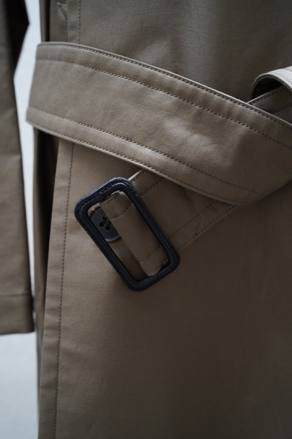 画像8: BOWTE　 TECHNICAL COTTON OVER SIZING UNLINED TRENCH COAT　 col.KHAKI