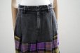 画像6: TANAKA　<br />COMBI WIDE TROUSERS　<br />col.PURPLE CHECK (6)