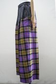 画像2: TANAKA　<br />COMBI WIDE TROUSERS　<br />col.PURPLE CHECK (2)