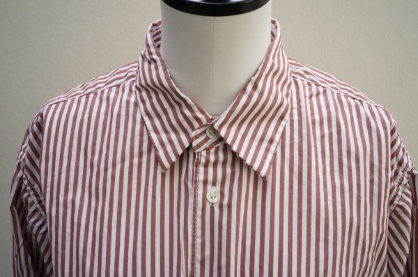 画像6: Sans limite　 ２本針ボックスレギュラー ブロード　 col.BROWN STRIPES