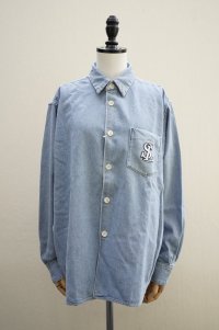 Sans limite　 ２本針ボックスレギュラー 8oz デニム　 col.INDIGO