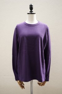 eleven 2nd　 Plain Cotton Jersey Long T-shirt　 col. Purple