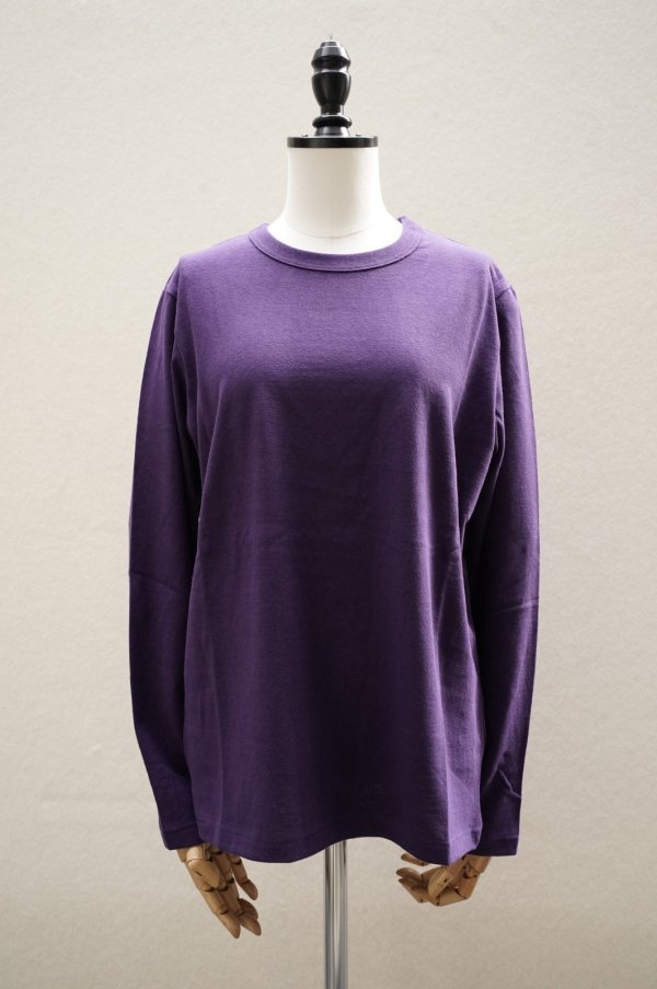 画像1: eleven 2nd　 Plain Cotton Jersey Long T-shirt　 col. Purple