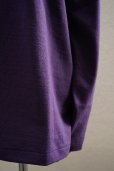 画像3: eleven 2nd MEN'S 　<br />Plain Cotton Jersey Mens Long T -shirt　<br />col. Purple (3)