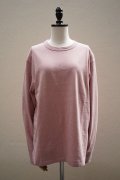 eleven 2nd MEN'S 　 Plain Cotton Jersey Mens Long T -shirt　 col. Pink